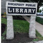 library sign