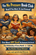 people sitting around reading