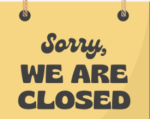 closed sign