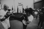 a boxing class