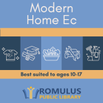 Modern Home Ec. Icons represent different home and life skills.