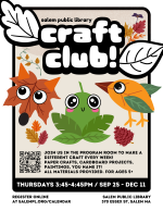 craft club poster.