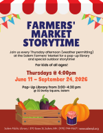 farmers' market summer '26 poster.