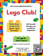 Lego Club Poster Fall '25.