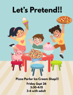 let's pretend poster.