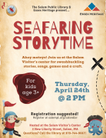 seafaring storytime poster.