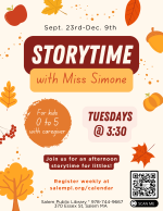 Storytime With Miss Simone (Fall 25).