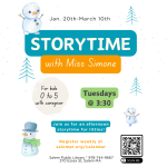 Storytime with Miss Simone.