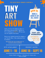Tiny art show flyer.