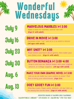 wonderful wednesdays poster.