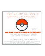 Pokemon Pop-Up Art School