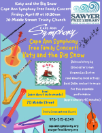 Cape Ann Symphony Free Family Concert!  Katy and the Big Snow