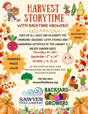 Harvest Storytime with Backyard Growers image