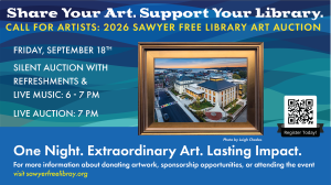 2026 Art Auction: Call for Artists: Registration Deadline image