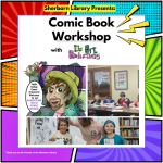 background comic book foreground text do art productions foreground pictures students drawing