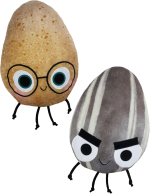 Good Seed and Bad Seed Flip Doll for Scavenger Hunt