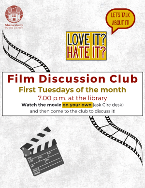 Film Discussion Club: (Movie not yet announced) image