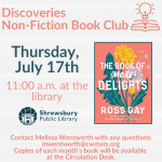 Gray and white background with green text and book cover.