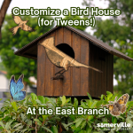 Graphic for program "Customize a Birdhouse for Tweens at East"