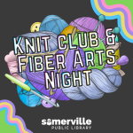 Transcript: Knit club and fiber arts night.