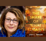 author photo and book cover