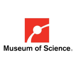 Museum of Science LOGO on a white background with words Museum of Science written in black text.