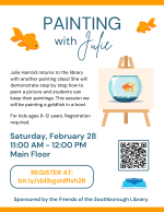 Painting with Julie flyer.