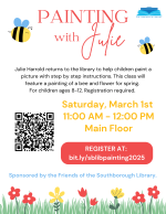 Painting with Julie flyer