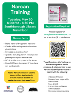 Narcan Training flyer
