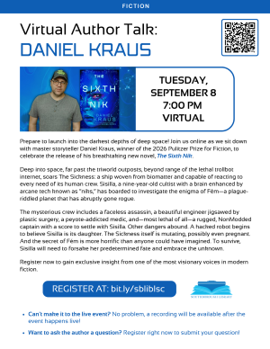 Virtual Author: Daniel Kraus The Sixth Nik image