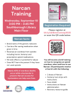 Narcan Training flyer