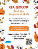 Crafternoon Pumpkins flyer