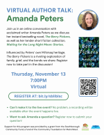 Amanda Peters flyer