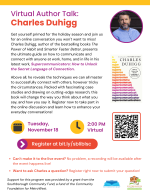 Charles Duhigg flyer