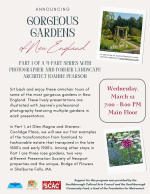 Gorgeous Gardens Part 1 flyer