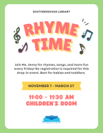 Rhyme Time flyer