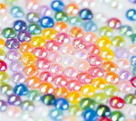 Abstract pattern of rhinestones.