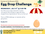 Egg Drop Challenge Event Flyer