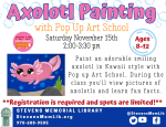 Pop Up Art School Flyer