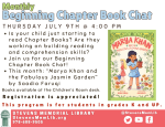 Beginning Chapter Book Chat "Marya Khan and the Fabulous Jasmine Garden" by Saadia Faruqi Thursday J
