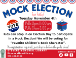 Mock Election  Flyer