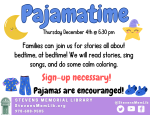 Pajamatime Flyer