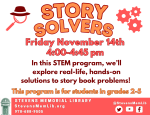 Story Solvers flyer