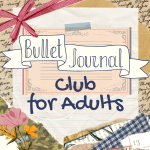 adult bullet journal club simple