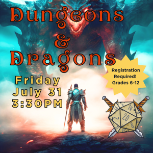 Teen Dungeons & Dragons (Grades 6-12)