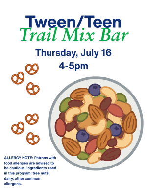 Tween/Teen Trail Mix Bar