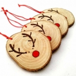 Wood Slice Ornaments