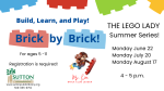 summer lego lady