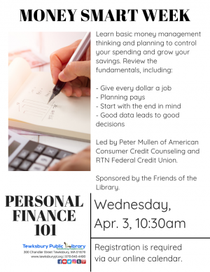 04032019 Money Smart Week Personal Finance 101 - 