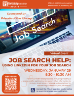 View of 01/29/2025 | VIRTUAL: JOB SEARCH HELP -- Using LinkedIn For Your Job ...